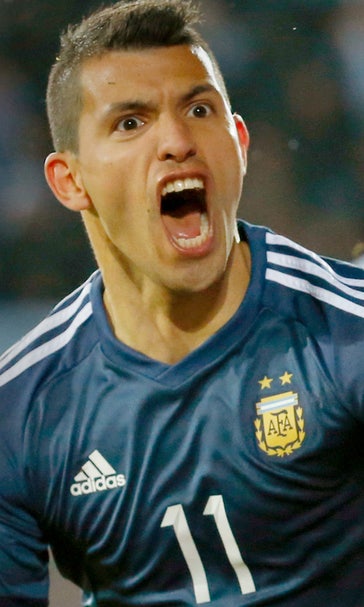 Argentina scrape past Uruguay on Aguero header